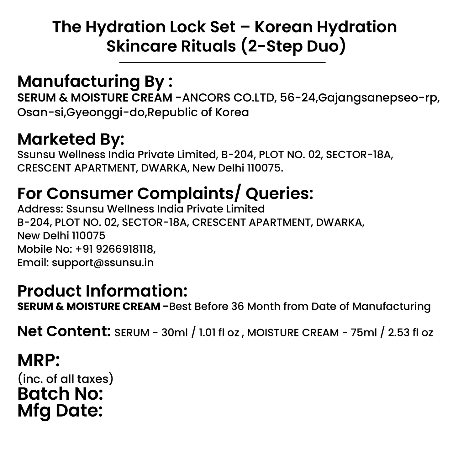 The Hydration Lock Set – Korean Hydration Skincare Rituals (2-Step Duo)