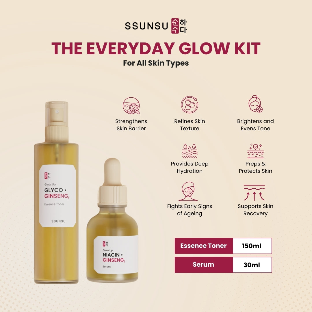 The Everyday Glow Kit – Korean Skincare Duo for Hydration & Glow