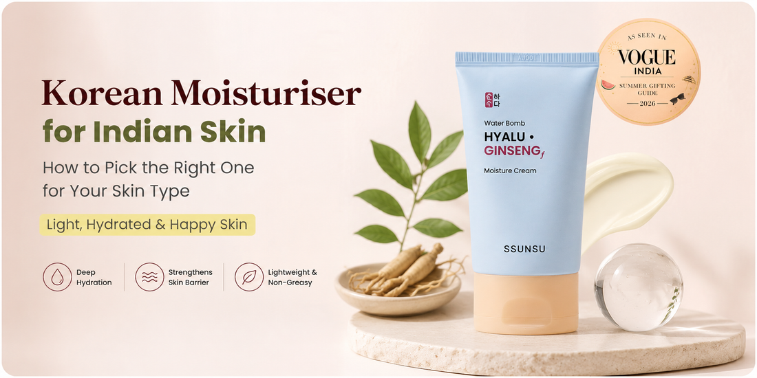 Korean Moisturiser for Indian Skin: How to Pick the Right One for Your Skin Type