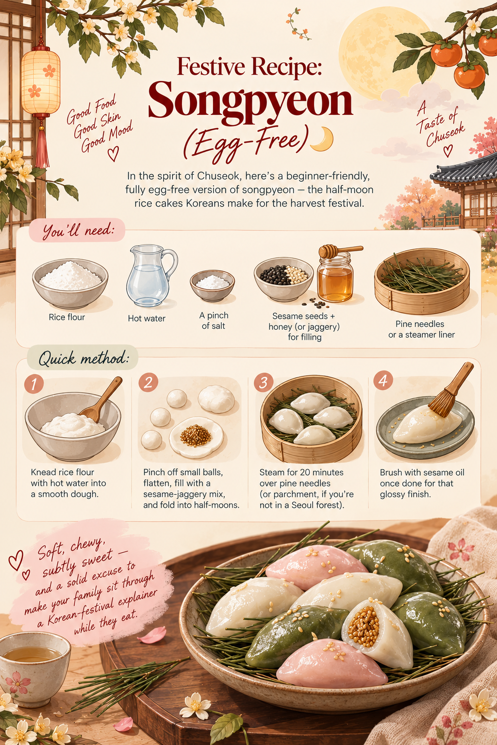 Festive Recipe: Songpyeon