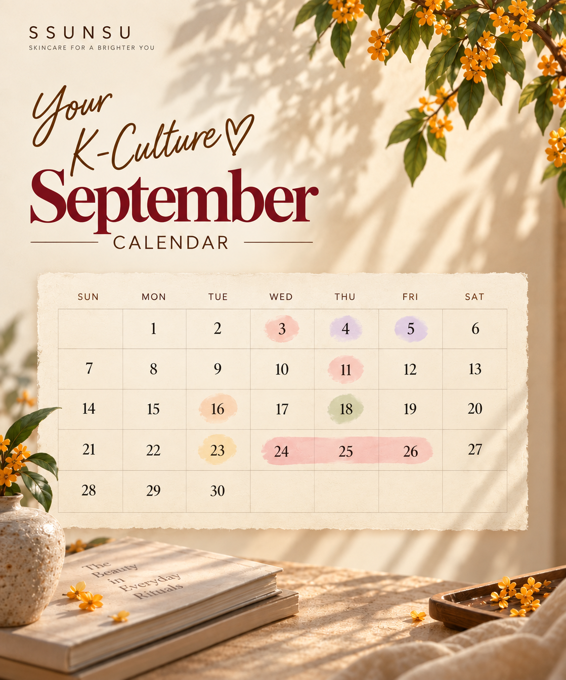Your K-Culture September Calendar