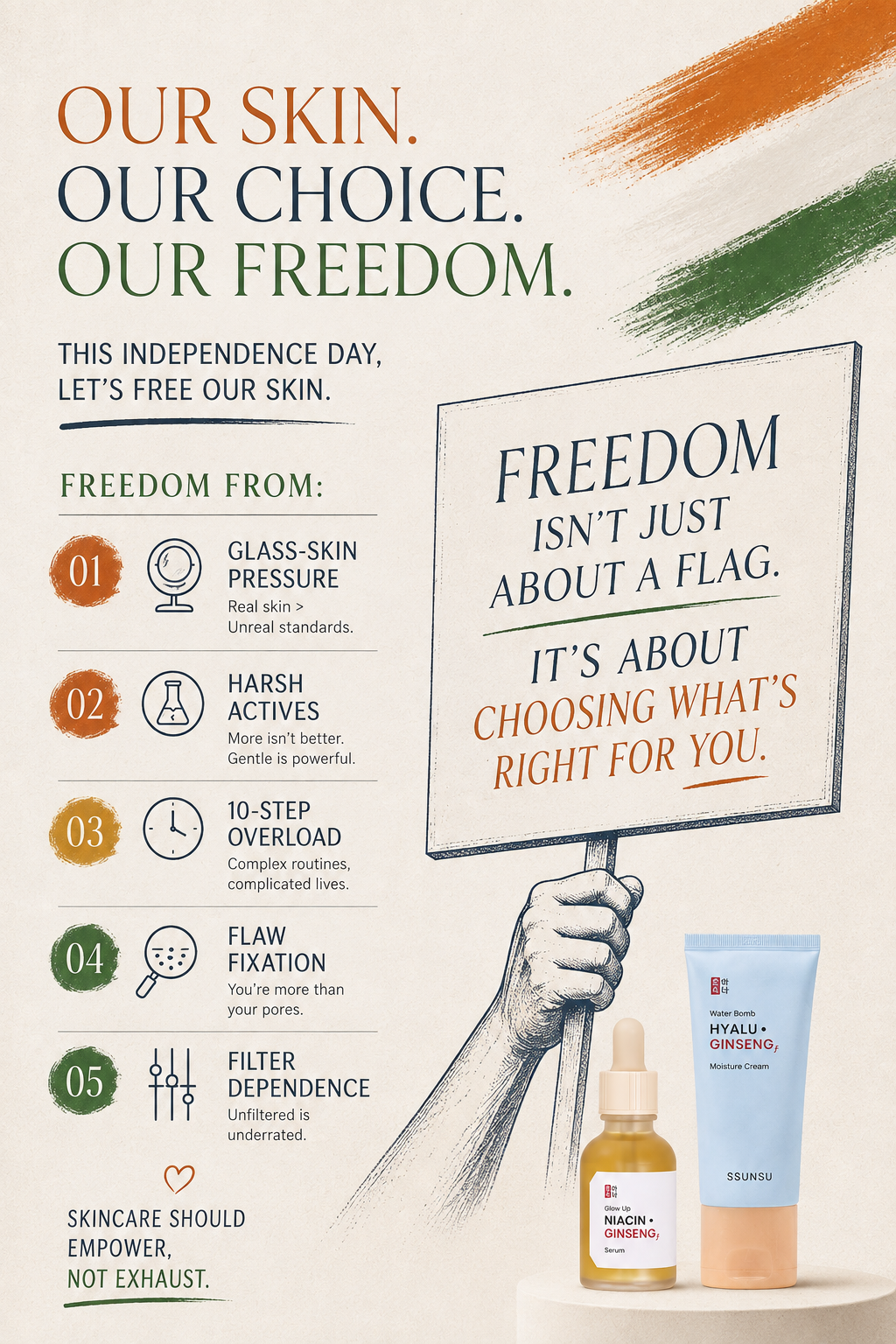 Our Skin. Our Choice. Our Freedom.