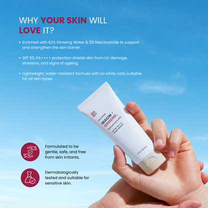 Niacin Ginseng Moisture Sunscreen