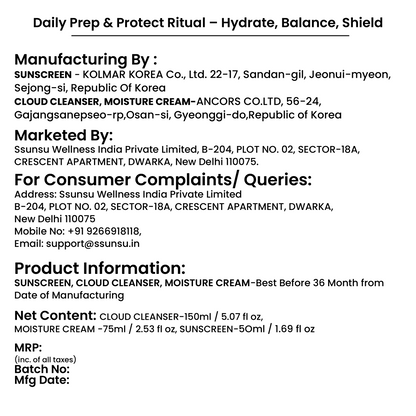 Daily Prep & Protect Ritual – Hydrate, Balance, Shield