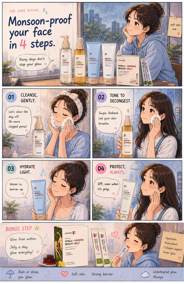 Monsoon-proof your face in 4 steps