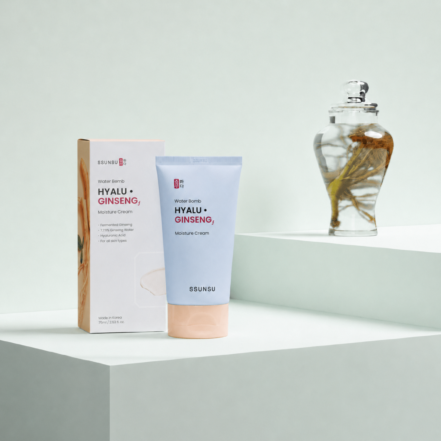 Hyalu·Ginseng Moisture Cream | Korean Moisturizer for Face – 75ml
