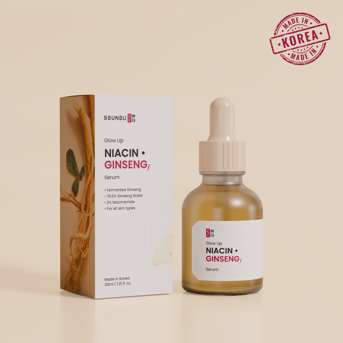Niacin Ginseng Serum
