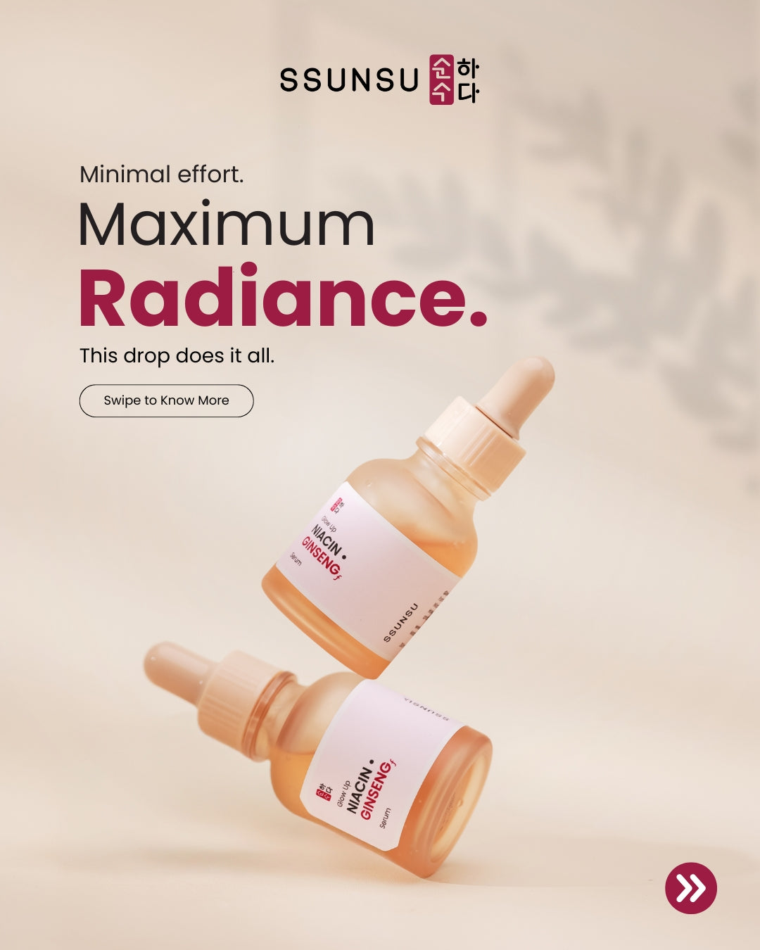 Niacin Ginseng Serum