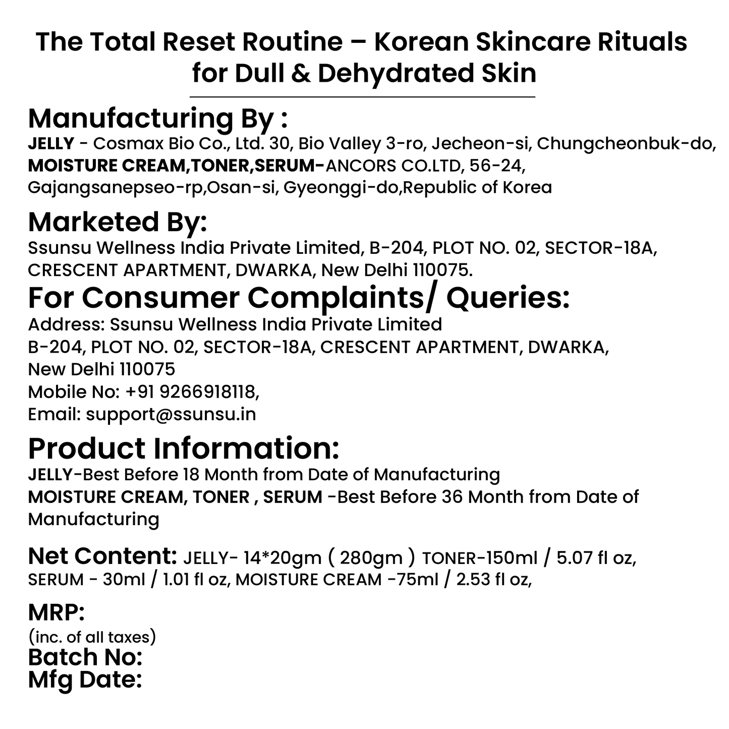 The Total Reset Routine – Korean Skincare Rituals for Dull & Dehydrated Skin