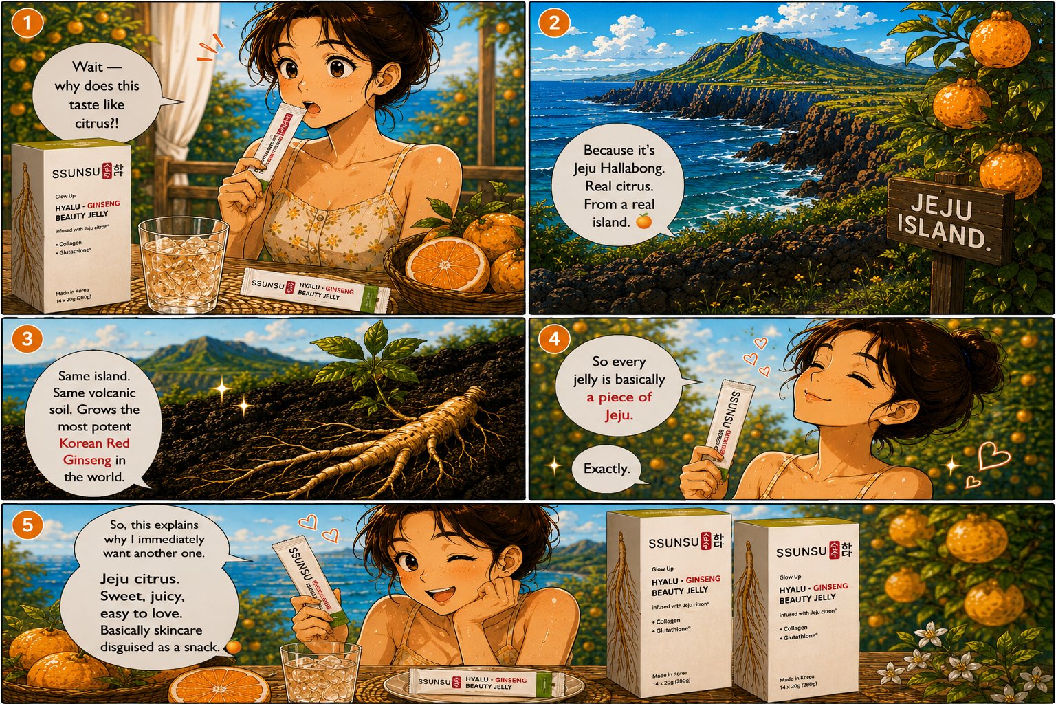 The Origin — Jeju Island story comic strip