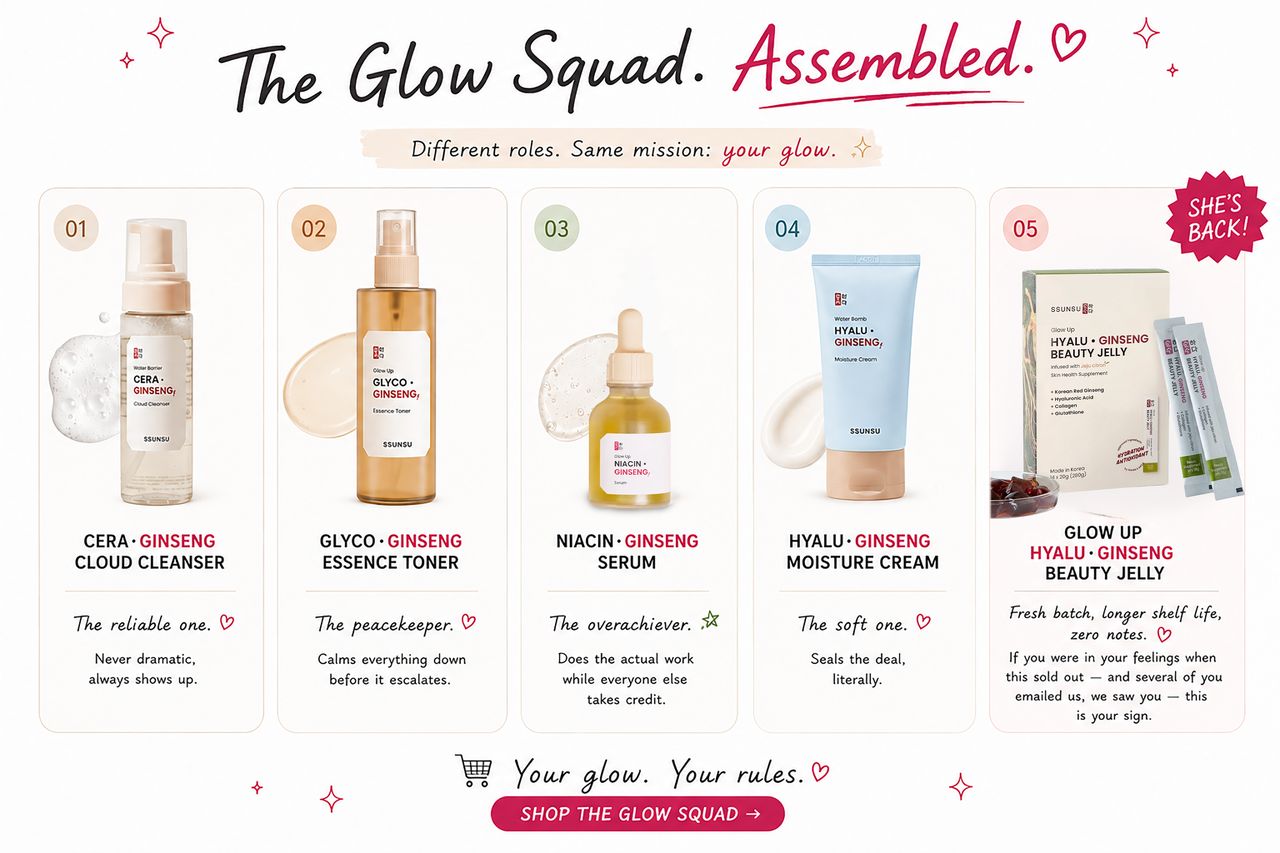 The Glow Squad. Assembled.