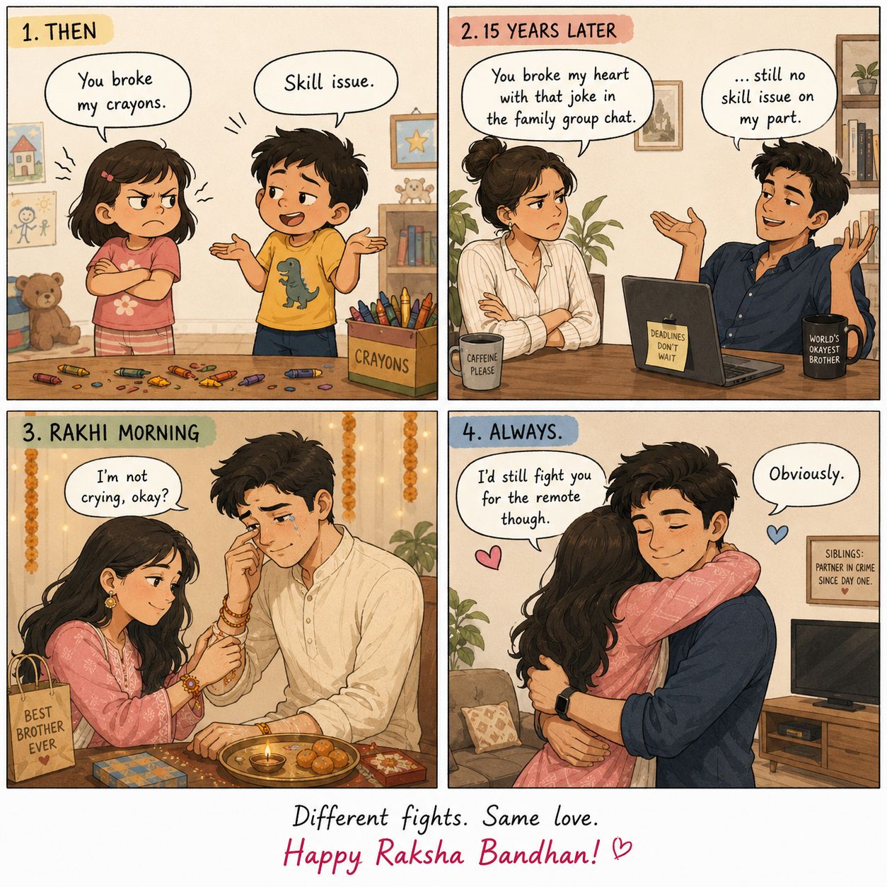Rakhi Story Time comic strip